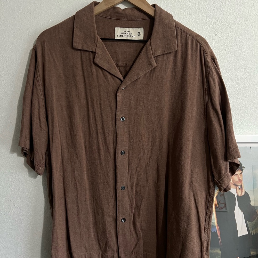 Men’s Abercrombie Linen Blend Shirt
